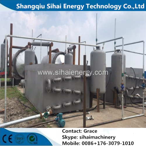 Recycling Energy Waste Tire Pyrolysis Technology